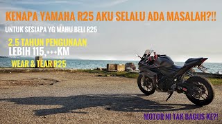 BERMASALAH KE YAMAHA R25 AKU  Maintenance yang perlu  R25  Motovlog [upl. by Newob]