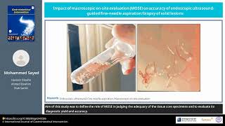 Impact of macroscopic onsite evaluation MOSE on accuracy of endoscopic ultrasoundguided fineneedle [upl. by Denie]