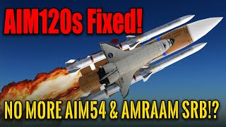 DCS World  🚀👍 AIM120 AMRAAM and AIM54 missiles tracking fixed [upl. by Lowrie643]