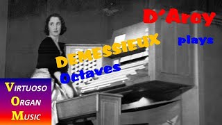 Jeanne Demessieux  Octaves from Six Études Op5  DArcy Trinkwon [upl. by Eanrahc]