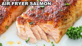 Perfect Air Fryer Salmon Recipe [upl. by Nonnairb295]