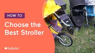 How to Choose the Best Stroller  Babylist [upl. by Dnomar]