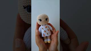 Amigurumi doll shortvideo amigurumitutorial [upl. by Anilev23]