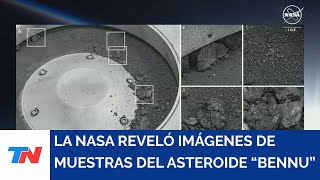 EEUU  NASA reveló imágenes de muestras de asteroide Bennu clave para entender orígenes de la vida [upl. by Ajram405]