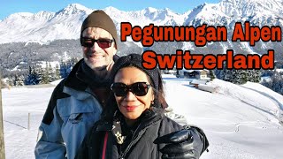 SEMPAT GEMETERAN NAIK KE PEGUNUNGAN ALPEN SWITZERLAND BEGINI SUASANANYA [upl. by Adil983]