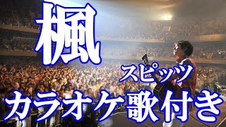 楓 スピッツ カラオケ 練習用 原曲キー 歌付き ボーカル入り 歌詞付き [upl. by Huntingdon]