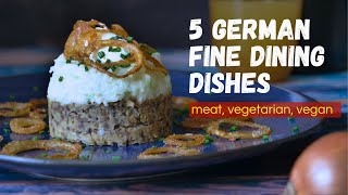 Modern German Cuisine  German Fine Dining Recipes [upl. by Dnalhsa350]