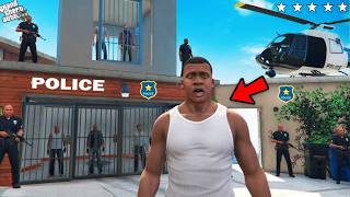 GTA 5  Franklins House Turns Into Police Station In Gta 5  GTA 5 mods [upl. by Acinonrev681]