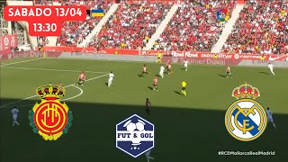 🚨MALLORCA  REAL MADRID EN VIVO🔥LIGA DE ESPAÑA EN FUT AND GOL [upl. by Pfeifer]