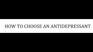 STAHLS  CH 7  PT 22  HOW TO CHOOSE AN ANTIDEPRESSANT  psychiatrypsychopharmacology [upl. by Gallenz]