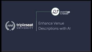 Enhance Venue Descriptions with AI [upl. by Hafler645]