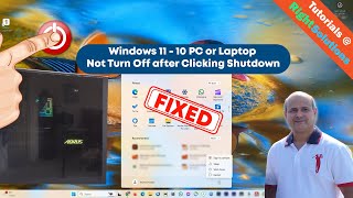 Fix  Windows 11 PC or Laptop Not Turn Off after Clicking Shutdown [upl. by Kirch]