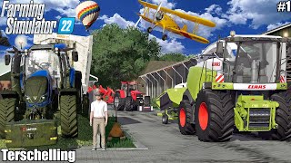 New Map Buying EQUIPEMENT and Harvesting GRASS SILAGE│Terschelling│FS 22│Timelapse 1 [upl. by Al]