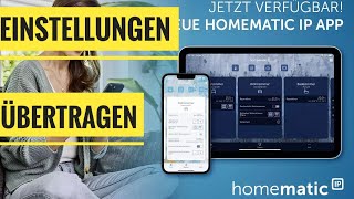 Homematic IP Einstellungen auf neues Handy übertragen [upl. by Nayab]