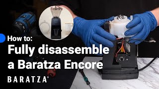 Baratza Encore  Electric Burr Coffee Grinder  Full Disassembly ASMR amp Assembly Guide [upl. by Cadmar]