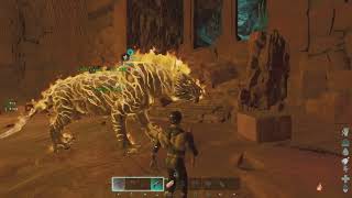 Ark survival ascended official pvp Easiest Op loot on the center running puzzle jump cave [upl. by Pouncey]