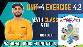 Class 9 Maths Chapter 4 Exercise 42  Math Class 9 chapter 4 Exercise 42 National Book Foundation [upl. by Yekcin]