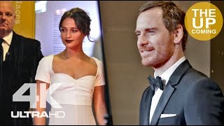 Michael Fassbender and Alicia Vikander arrive at the London Film Festival Awards 2016 [upl. by Eeralih520]