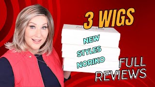 3 NEW wigs from NORIKO  Kade  Nour  Zeal  FULL REVIEWS OF EACH STYLE MUST SEE VIDEO [upl. by Gardol857]