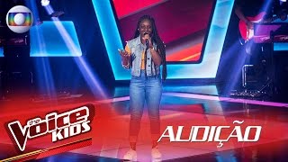 Letícia Corrêa canta Sozinho na Audição – The Voice Kids Brasil  2ª Temporada [upl. by Gnidleif284]