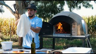 Pizza y Calzone al horno de barro AWKAN por KAYA [upl. by Grevera]