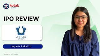 Uniparts India IPO Review  Issue Details  Product Portfolio amp More [upl. by Tobie]