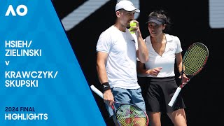 ZielinskiHsieh v SkupskiKrawczyk Highlights  Australian Open 2024 Final [upl. by Benjie]