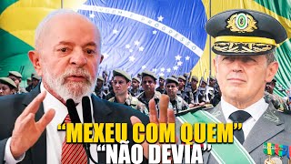 BOMBA LULA COMETE ERRO quotGRAVÍSSIMOquot COM GENERAIS E PODE PAGAR CARO FORÇAS ARMADAS [upl. by Neeliak825]