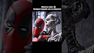 DEADPOOL JUGANDO con el ESQUELETO de WOLVERINE 😂 deadpool3 deadpool shorts [upl. by Nitsug360]