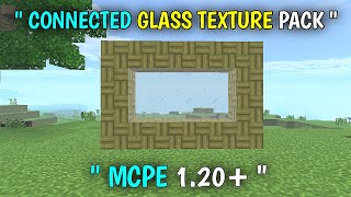 🔥 connected glass addon for minecraft pocket edition 120  connected glass minecraft pe 120 [upl. by Eldoria]