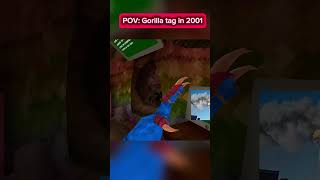 POV gorilla tag in 2001 this is a joke fortnite gorillatagfun gorillatag vr summergorillatag [upl. by Miguela]