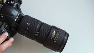 Nikon 80200mm f28 AFD ED mounted on a Nikon D3S [upl. by Otreblif958]