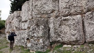 Megalithic Cyclopean walls Athens [upl. by Aztiray]