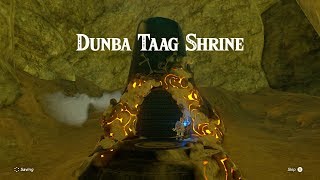 Zelda BOTW  66120 Dunba Taag Shrine Hebra Tower Region [upl. by Acireit]