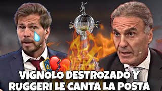 El Pollo Vignolo DESTROZADO por la FINAL y Ruggeri LE CANTA la POSTA [upl. by Nanerb]