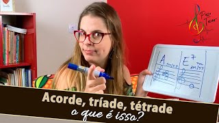 Acorde tríade tétrade  o que é isso  Posso tocar com Daiany Dezembro [upl. by Alul]