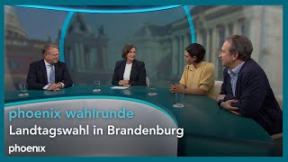 phoenix wahlrunde Landtagswahl in Brandenburg [upl. by Maurine]