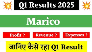 Marico Q1 Results 2025  Marico Share News  Stock Market News [upl. by Jacquette]