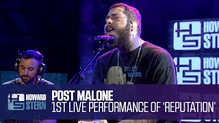 Post Malone “Reputation” Live on the Stern Show [upl. by Bounds]