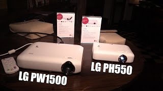 LG PH550 amp PW1500 Beamer German  AllroundPCcom [upl. by Estren]