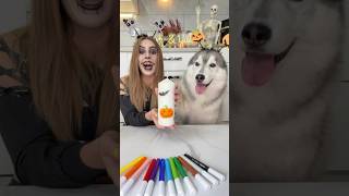 Come STAMPARE i DISEGNI su una CANDELA🕯️🎃😍 tutorial handmade creative dog cane [upl. by Gaddi]