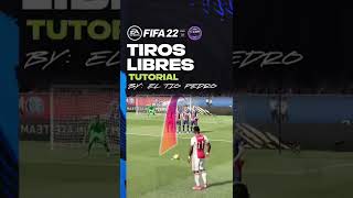 Como Marcar TIROS LIBRES FÁCIL en FIFA 22 TUTORIAL shorts [upl. by Claire]