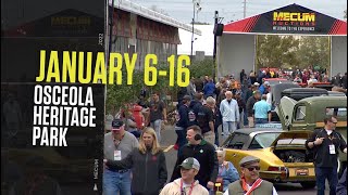 Mecum Kissimmee 2022 Commercial  Jan 616 at Osceola Heritage Park [upl. by Brok]