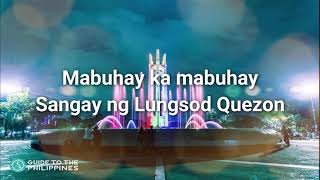 Himno ng Sangay ng Lungsod Quezon Lyrics with Vocals [upl. by Derf385]