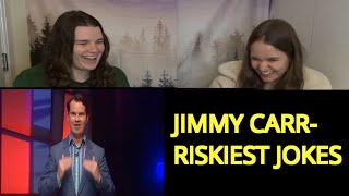 UNI STUDENTS REACT Jimmy Carrs RISKIEST Jokes VOL 1 unblocked on 4122021 [upl. by Accisej882]