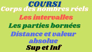 Mathématiques Générales  Tronc Commun  Cours 1 [upl. by Ecinnej174]