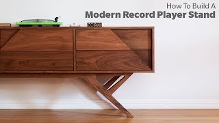 Building A Media Console Table  Woodworking [upl. by Mcgee]