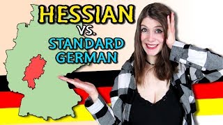 HESSIAN vs STANDARD GERMAN  Me speaking Hessian [upl. by Yhotmit]