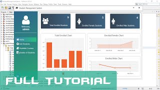 JavaFX Full Tutorial  Student Management System with Source Code [upl. by Htebazile272]