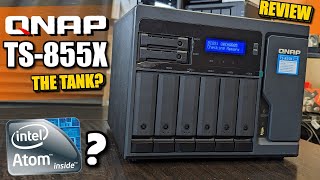 QNAP TS855X NAS Review  Tank 6Bay NAS [upl. by Nylorac]